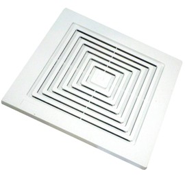 97011723 Bath Bathroom Ceiling Fan Grille Grill Cover White Suitable for Broan Nutone