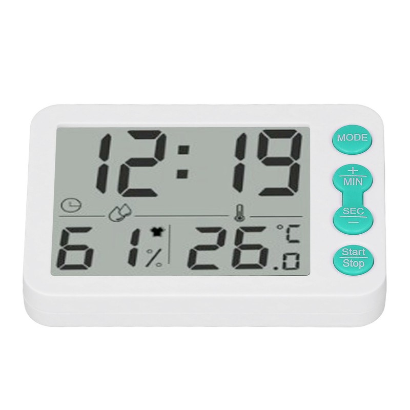 Indoor Digital Temperature Humidity Meter Multifunctional Electronic Thermometer Hygrometer with