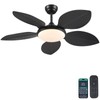 Wiviniya Ceiling Fans with Lights and Remote/APP Control, 48 Inch