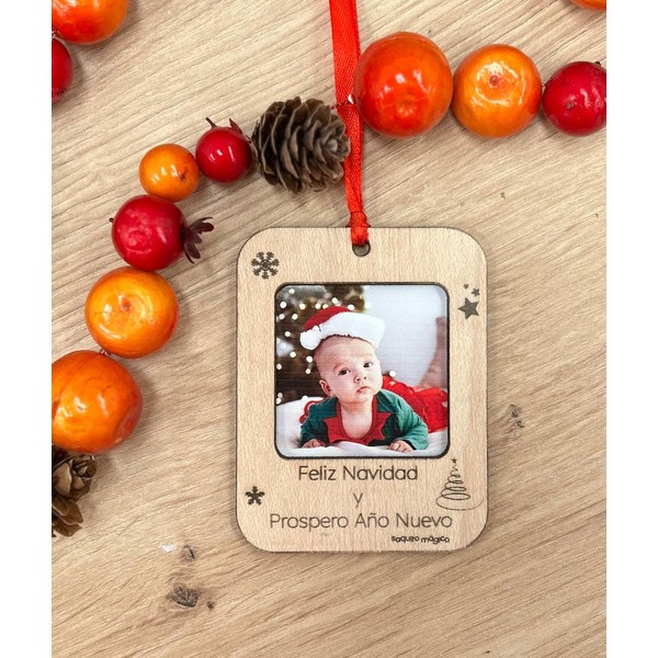Hanging Tree Decoration with Photo Decorative Christmas Bauble (Ball_New Year)