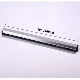 BDHI 1pc 35cm Restaurant Order Grabber Restaurant Order Grabber Kitchen Order Holder Aluminium Ticket Rail Wall Mount Bill Receipt Holder for Catering Pubs Hold Orders Tabs Papers Securely(Y128-1)