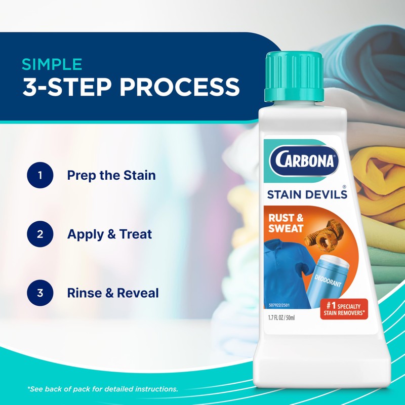 Carbona Stain Devils® #9 | Rust & Perspiration | Professional
