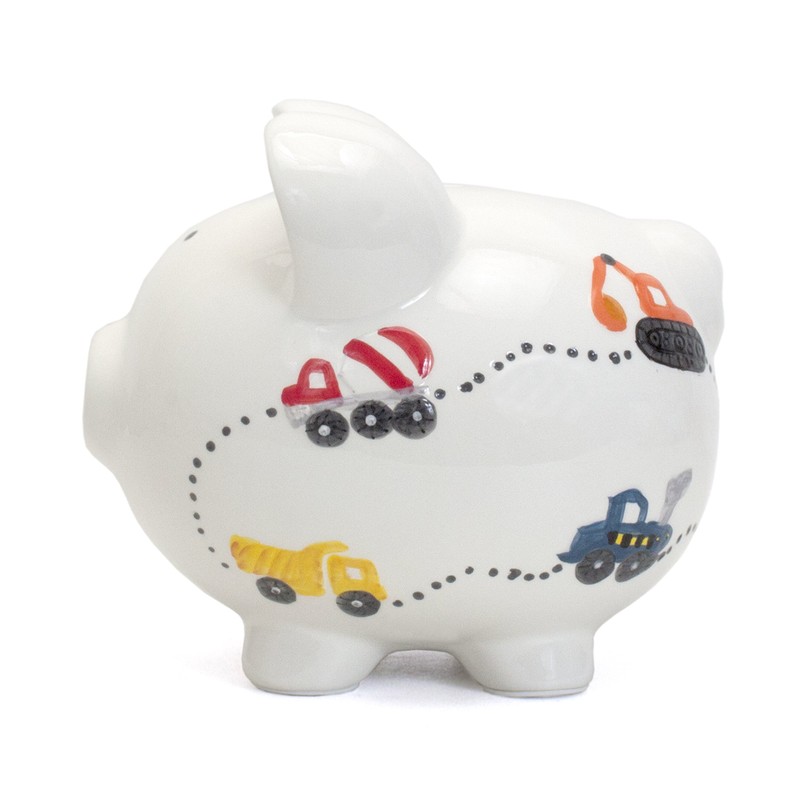 Child to Cherish Ceramic Piggy Bank for Boys, Hard Hat