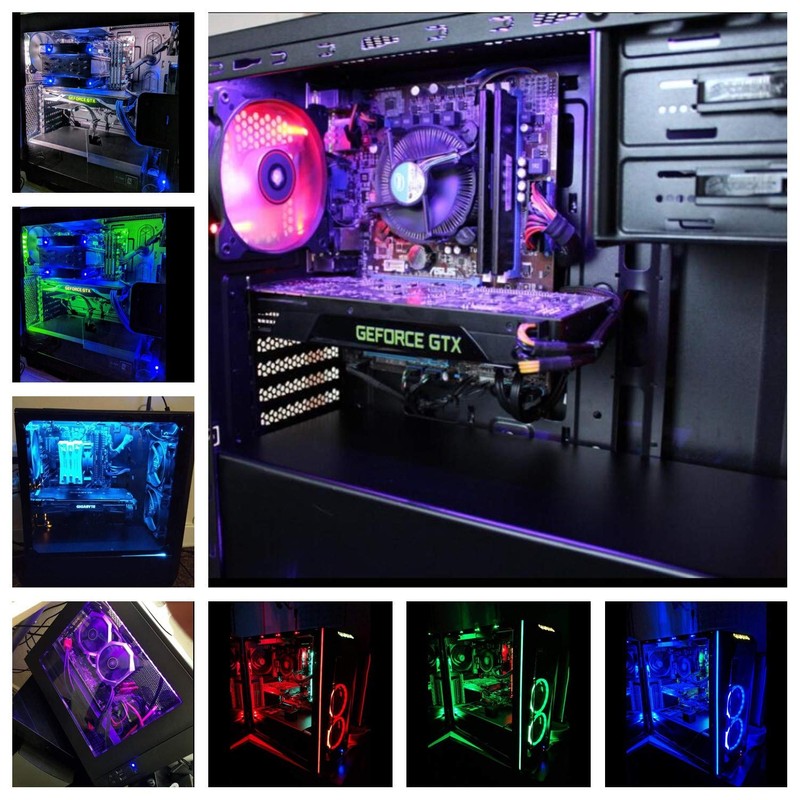 Ubanner DS-R01 Full Kit RGB LED Strip Computer Lighting via