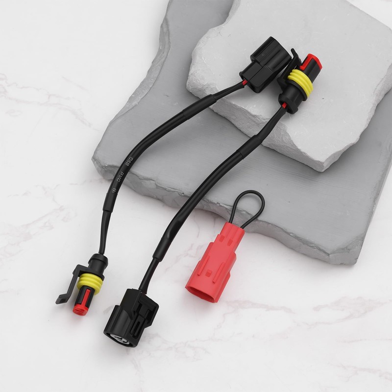 YINETTECH 3Pcs Fog Light Adaptor Harness and SCS Coding Plug