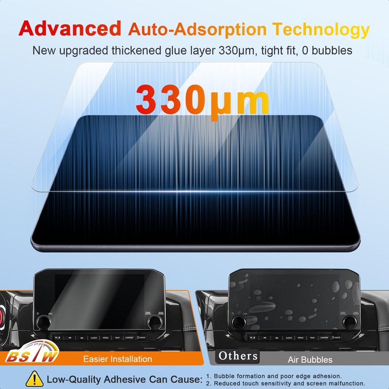 BSTW for 2024 Nissan Pathfinder Screen Protector for 2022 2023