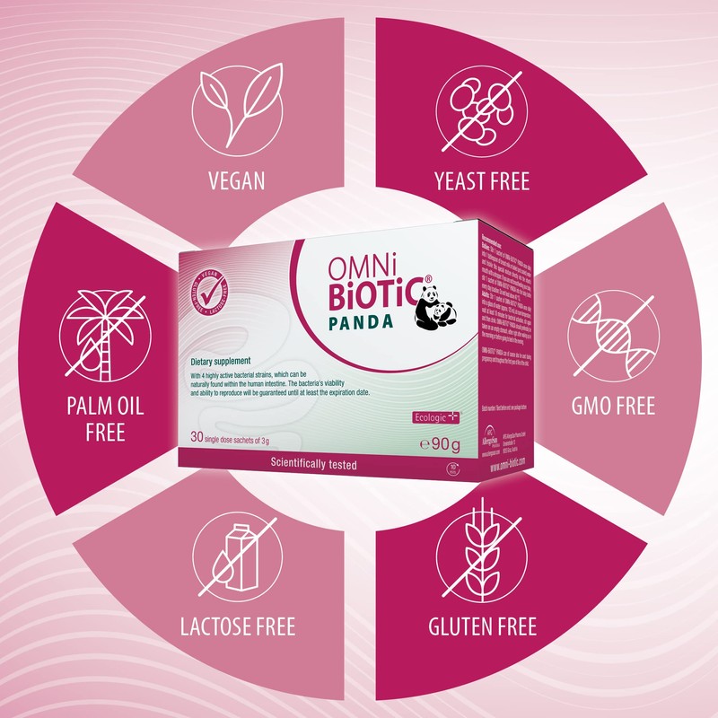 OMNi BiOTiC PANDA | 30 sachets (90g) | 4 bacterial