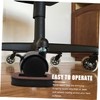 TEHAUX 10pcs Chair Caster Cups Felt Floor Protectors Non-Slip Furniture