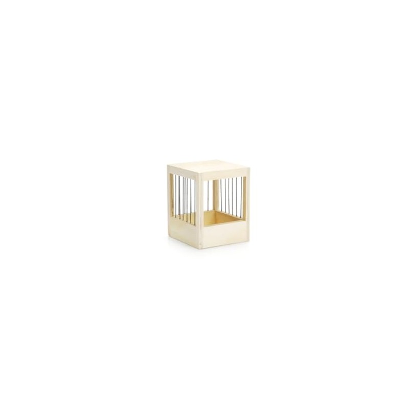 Beeztees Breeding Cage with Bars Canary Wood, Small