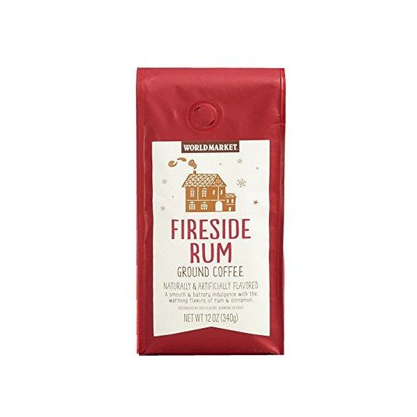 World Market Holiday Limited Edition Ground Coffee (Fireside Rum)