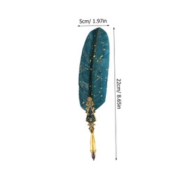 DOITOOL 1 Set Vintage Quill Pen Set Decorative Calligraphy Kit with Replacement Nibs Retro Style Writing Tools for Beginners and Advanced Calligraphers Comfortable Grip for Long Writing