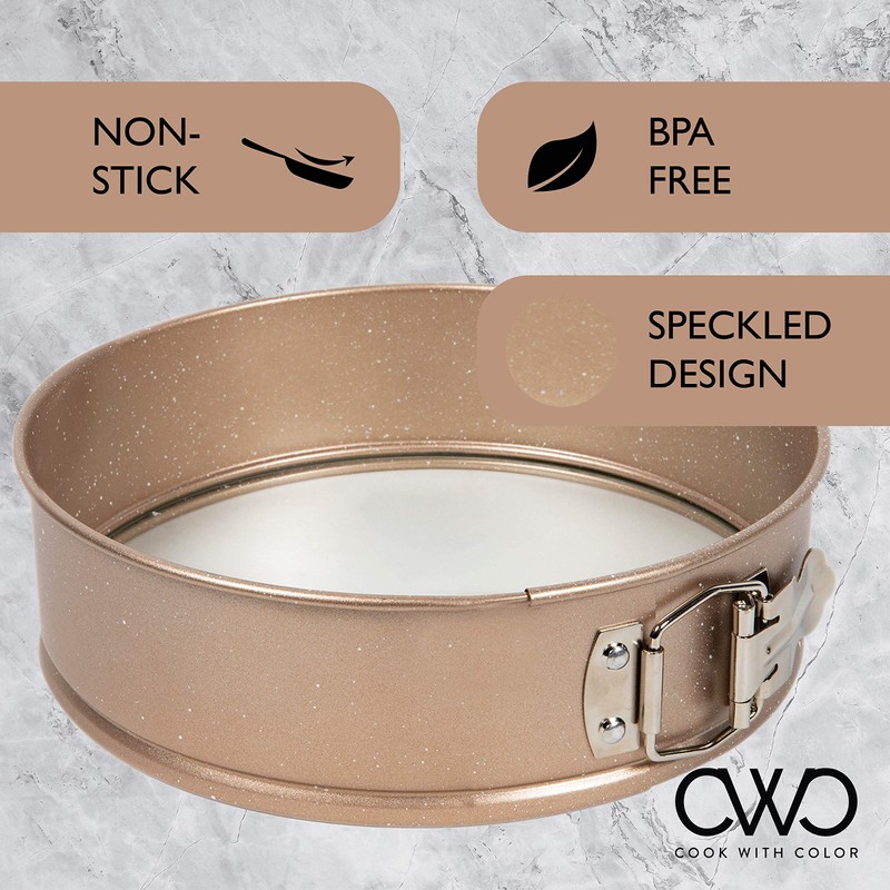 COOK WITH COLOR Bakeware Non Stick Baking Sheet, Champagne, 9"