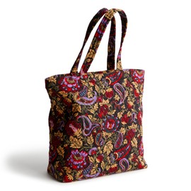 Vera Bradley Premium Cotton Clermont Travel Tote, Midnight Garden Paisley