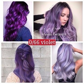 0/66 Purple/Violet Hair Color Dye PROFESSIONAL COLOUR CREAM 100ML