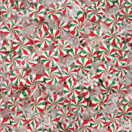 Starlight Mints Peppermint Pinwheel Hard Candy, Bulk Pack 2 Pounds (About 150 Count)