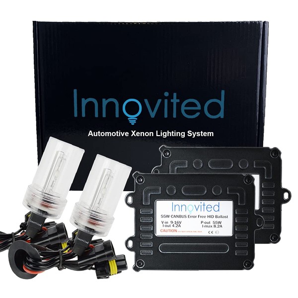 Innovited H11 H9 H8 10000K HID Xenon Bulb (1 pair)