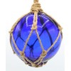 Fischer Balls Glass & Rope/Sisal Twine – Blue