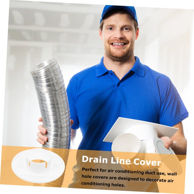 CIYODO 10pcs Wall Hole Cover Stoppers for Bottom Air Conditioner