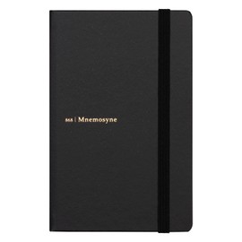 Maruman A6 Notebook Mnemosyne Journal Black 5mm Dot Grid