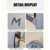 Fashion Backpack with Letter M Design, School Supplies Aesthetic Book