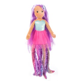 The Petting Zoo Octopus Mermaid Stuffed Animal Plushie, Gifts for Kids, Mermaid Animals, Mermaid Plush Toy, 17 inches