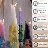 Candlestock Hippie Drippy Drip Candles - Pack of 66 Dripping