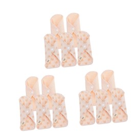 Ipetboom 15pcs Organic Cotton Reusable Period Pads Teusable Liners Super Absorbent for Women Washable Sanitary Pads Random Pattern