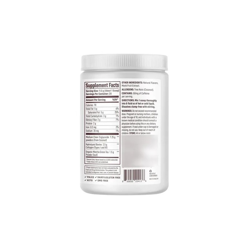 Nativepath Collagen Peptides Polvo Matcha Latte 230 G