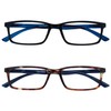 OPULIZE SEE Blue Light Filter Reading Glasses for Men and