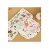 5 Absorbentes Insertos Estampados De Algodón De 6 Capas