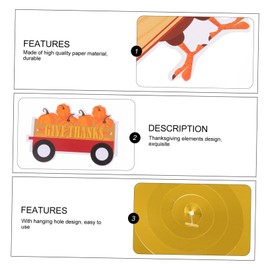 CAXUSD 1set Thanksgiving Day Spiral Decor of Hanging Swirl Decorations for Festive Celebrations for Party Atmosphere and Home Decoration