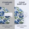 100Pcs Transparent U Shaped Plastic Alligator Clips Shirts Folding Clips