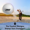 Ball Badge Golf Ball Stamp – Self-Inking Golf Marker, Quick-Dry