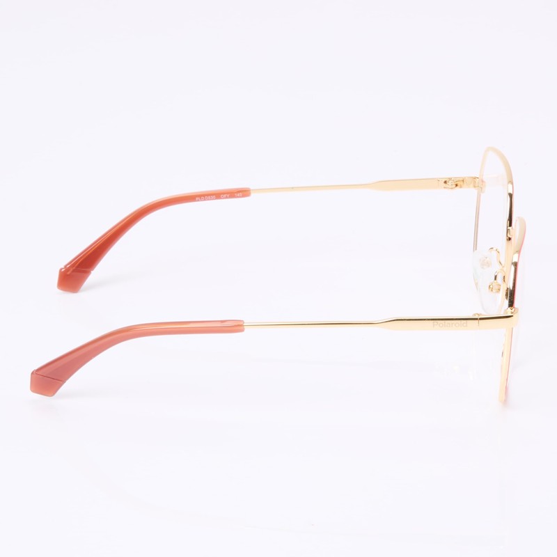 Polaroid Women's Sunglasses, Gold Orange, 52