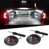 2pcs Running Board LED Lights 800LM White Amber 12V to