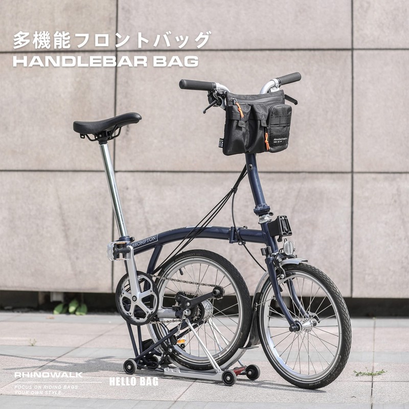Rhinowalk Front Bag, Bicycle Bag, Handlebar Bag, Multi-Functional Bike Tank