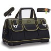 FASTECH 20-inch Wide Mouth Tool Bag with Water Proof Molded