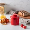 Husfunov Butter Crock with Water Line for Countertop, French Butter