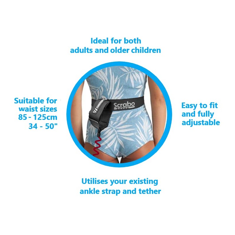 Scrabo | Quick Release Safety Waist Belt | QR Paddleboard