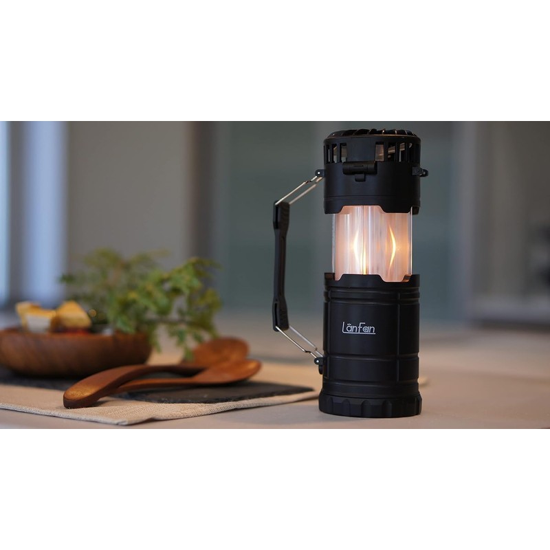 4 in 1 LED Lantern with Fan, Portable, Mini Sliding
