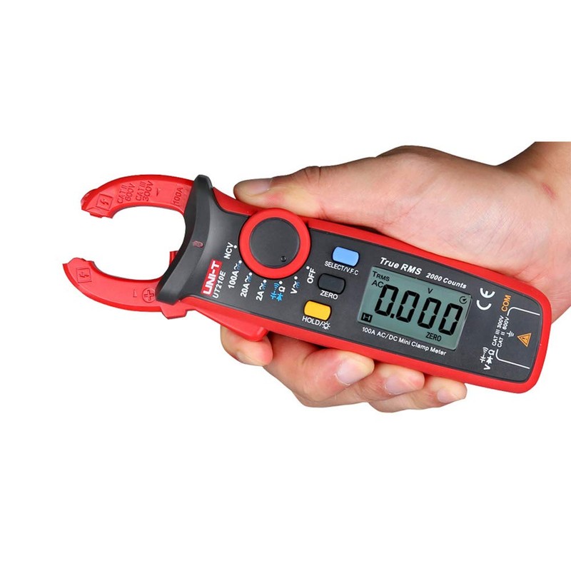 Digital UT210E/UT210D 100Amp 600V AC DC Clamp Meter Multimeter True