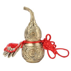 Wu Lou Feng Shui Wu Lou Gourd, Calabash Gourd, Gourd, Copper Gourd Restaurant for Home Use Shop Gift