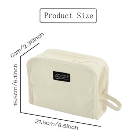 Pencil Case Large Capacity Pencil Pouch Handheld Pen Bag Special Pencil casefor Office School Teen Girl Boy Men Women Adult Great for Travel & Cosmetics(White)