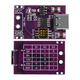 5Pcs PD2.0 PD3.0 Type-C QC AFC DC Fast Charge Decoy Trigger Polling Detector Notebook Power Supply Change Board USB-PD Module