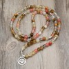 Lotus Flower Gifts Mala Beads 108 Healing Bracelet Necklace Meditation