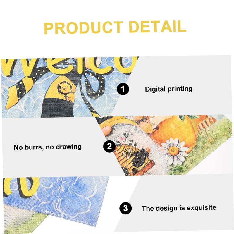 Mipcase 1pc Garden Flag Summer Printed Outdoor Decorative Hanging Flag