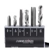 Accusize Industrial Tools U.N.C. 18 Pc H.S.S. Tap and Drill