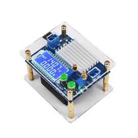 ZK-DP60 Boost Buck Converter DC 5.5-30V to 0.5-30V 5V 12V 24V Adjustable Power Supply Regulator Module 4A 35W High Power Voltage Step Up Down Converter Board with Case LCD Display (60W with Fan)