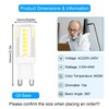 ZHENMING 3.5W G9 LED Bulb Dimmable 40W Halogen Equivalent, Daylight