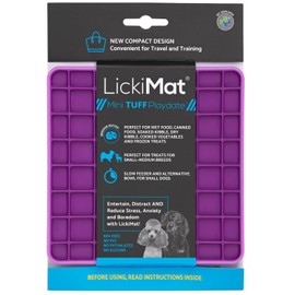 LickiMat TUFF Mini Modern Feeding Family - Durable Pet Slow Feeder for Dogs - Interactive Boredom Buster - Promotes Healthy Eating and Anxiety Relief - Ideal for Enriching Pet Mealtime